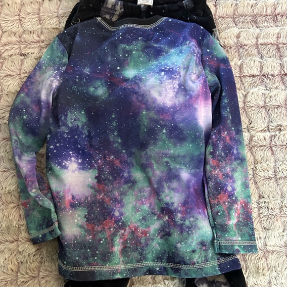 Wonder Nation Dinosaur Galaxy Pajamas - Blue and Black size XS - Picture 5 of 5